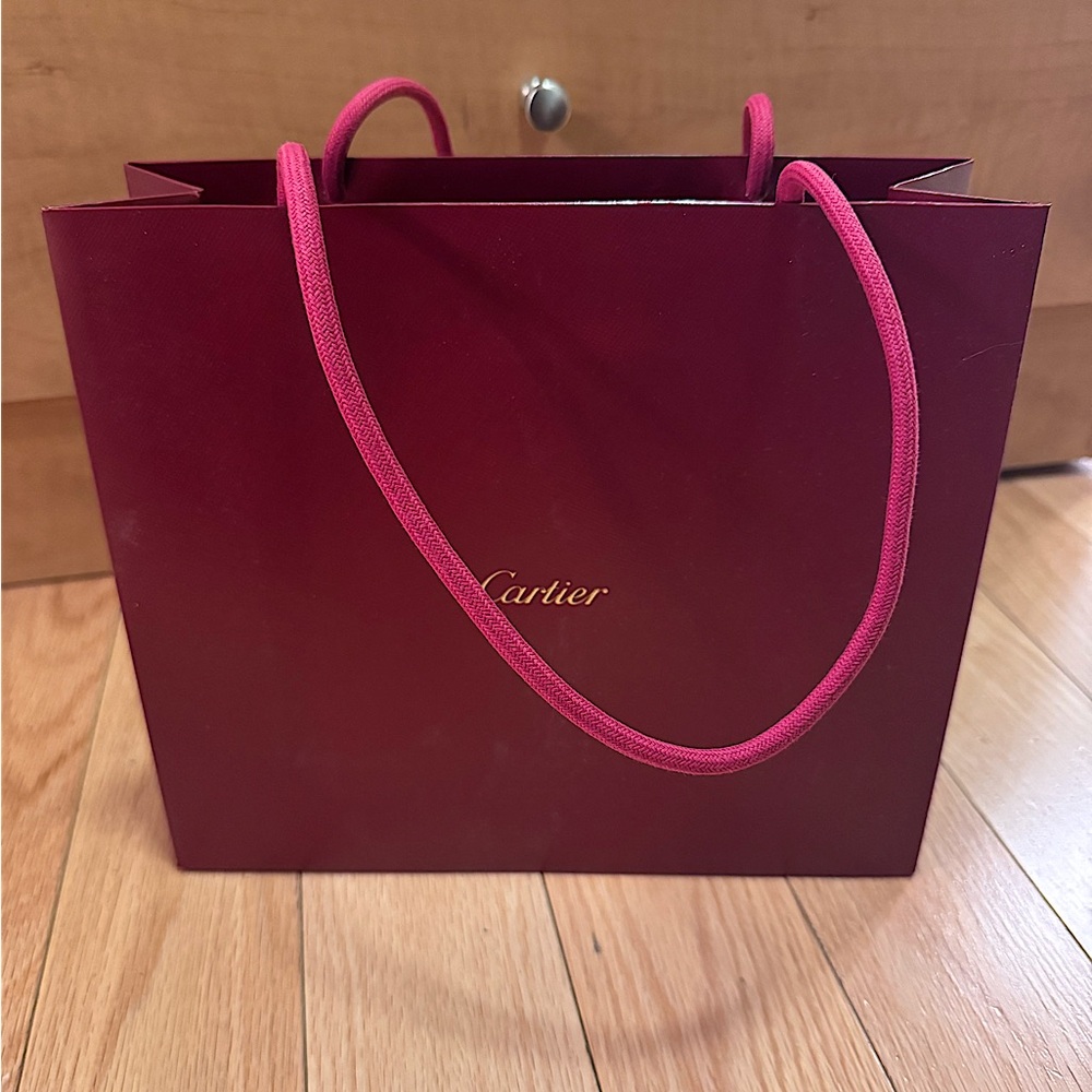 Cartier shopping bag